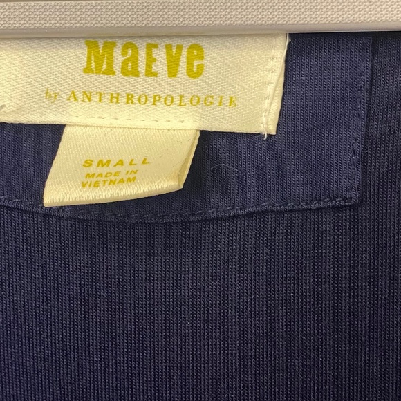 Anthropologie- Maeve- Navy Jumpsuit - Picture 3 of 4